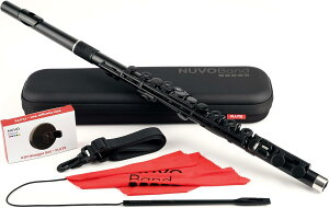 NUVOBand FLUTE NB300FBK �k�[�{�o���h �t���[�g �v���X�`�b�N���Ǌy�� ���S�h���d�l C�� �u���b�N �P�[�X�A�E�H�[���n���K�[�A�X���u�A�^�w�\�t��]�y�������K�i�z