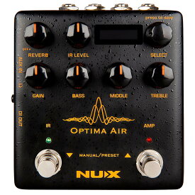 【ポイント3倍】NUX Optima Air NAI-5 デュアルスイッチ アコースティックギターシミュレーター プリアンプ IRローダー キャプチャーモード付き ニューエックス【送料無料】