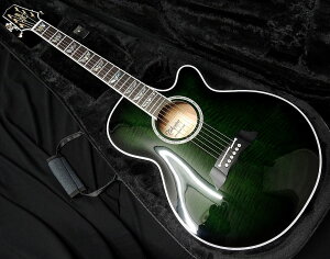 �y�|�C���g3�{�zTakamine FPT181AC SGS �^�J�~�l �A�R�[�X�e�B�b�N�M�^�[ �G���A�R �V�[�X���[�O���[�� �A�[�`�g�b�v/�o�b�N �u���E���E�v���A���v �����C�N