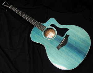 Taylor 214ce Plus Special Edition, Trans Blue eC[ OhEI[fBgA GAR GNgbN AR[XeBbNM^[ gX u[ OXtBjbV
