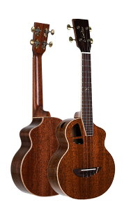 L.Luthier Le Light Maho w/PU Concert 23" マイク+ピックアップ付き コンサート ウクレレ エル・ルシアー【送料無料】【祝!!楽天ランキング1位】