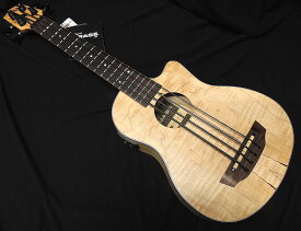【選定個体】KALA UBASS-SP-MAPL-FS カラ u-bass ウクレレベース Spalted Maple スポルテッドメイプルボディ ケース付属 【送料無料】【祝!!楽天ランキング1位】