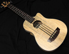 【選定個体4087】KALA UBASS-SP-MAPL-FS カラ u-bass ウクレレベース Spalted Maple スポルテッドメイプルボディ (ケース付属) 【送料無料】【祝!!楽天ランキング1位】