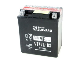VTX7L-BS 互換 YTX7L-BS ◆ 新品・液別 即用タイプ ValueProバッテリー ジェベル 125[SF44A] マローダー 125[NF48A]