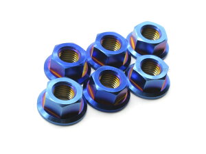 ���A�X�v���P�b�g�p �y�� �`�^���i�b�g M10-P1.25 BL �u���[ �� 6pcs / �V�i YAMAHA YZF-R25 YZF-R1 XJR1300 FZS1 FZ750 FZR1000