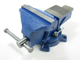 新品 回転式 リードバイス 大型 口幅 125mm 5.8kg バイス 360度回転 万力 ◆ DIY パイプ 金属加工 工具 卓上型 回転万力 整備 工作 作業台