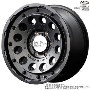 H12 SHOTGUN oubN 16×5.5J+20 5H 139.7 1{ [Wj[ JB64W JB23W] MID NITRO POWER H12 SHOTGUN BB(oubN)