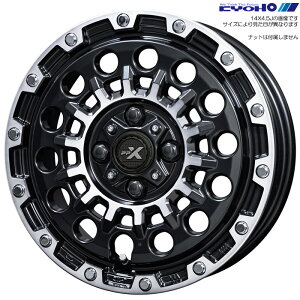 KYOHO PPX GX14 1�{ [14×4.5J+45 4H 100 ��67.1] �}�b�g�u���b�N×�|���b�V���@ PGX44545GMBP