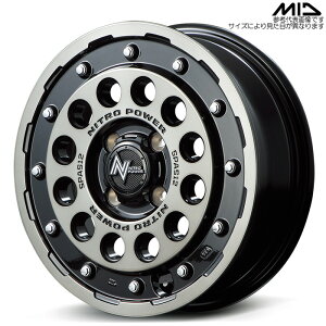 MID NITRO POWER H12 SHOTGUN 4�{ [14×5.5J+40 4H 100 ��67.1] �u���b�N�N���A/�}�V�j���O �}���J�T�[�r�X �A���~�z�C�[��