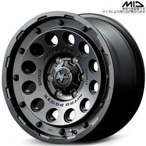 MID NITRO POWER H12 SHOTGUN 1{ [16×6.5J+38 6H 139.7 106.1 nCG[X 200n ] oubN }JT[rX A~zC[