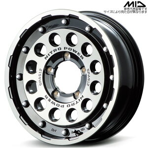 MID NITRO POWER H12 SHOTGUN 4{ [16×5.5J+20 5H 139.7 108.8 Wj[ JB23W JB64W] ubNNA/}VjO }JT[rX A~zC[