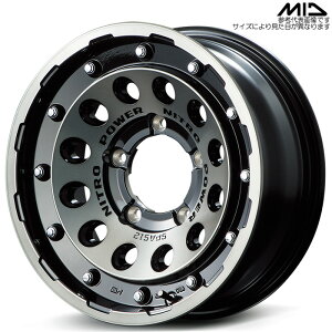MID NITRO POWER H12 SHOTGUN 4{ [16×6.0J-5 5H 139.7 108.8 Wj[VG JB74W] ubNNA/}VjO }JT[rX A~zC[