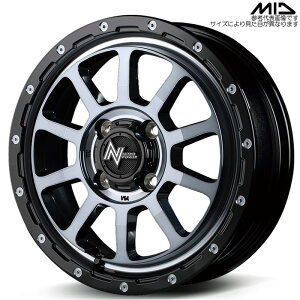 MID NITRO POWER M10 p[VOKC 1{ [15×5.0J+45 4H 100 67.1 yJ[S] ubN/DC+}VjO/ubNNA }JT[rX A~zC[
