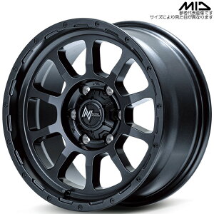MID NITRO POWER M10 PERSHING BARREL BLACK EDITION 1{ [17×6.5J+38 6H 139.7 106.1 nCG[X 200n ] oubN }JT[rX A~zC[