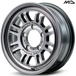 MID NITRO POWER M16 ASSAULT 4{ [16×5.5J+20 5H 139.7 108.8 Wj[ JB23W JB64W] XeB[NA }JT[rX A~zC[