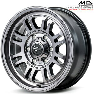 MID NITRO POWER M16 ASSAULT 4�{ [16×7.0J+40 5H 114.3 ��73.1] �X�e�B�[���N���A �}���J�T�[�r�X �A���~�z�C�[��