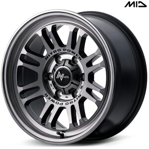 MID NITRO POWER M16 ASSAULT 4�{ [17×8.0J+20 6H 139.7 ��106.1] �X�e�B�[���N���A �}���J�T�[�r�X �A���~�z�C�[��