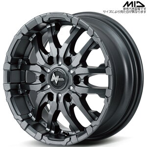 MID NITRO POWER M26 CROSSFANG 1{ [16×6.5J+38 6H 139.7 106.1 nCG[X 200n ] oubN/hh }JT[rX A~zC[