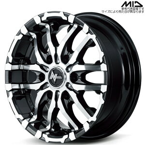 MID NITRO POWER M26 CROSSFANG 1{ [17×6.5J+38 6H 139.7 106.1 nCG[X 200n ] ubN^bN/~[Jbg }JT[rX A~zC[
