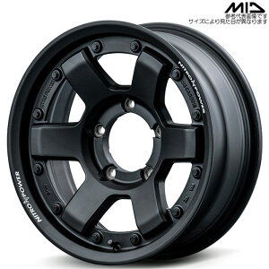 MID NITRO POWER M6 CARBINE 4{ [15×6.0J-5 5H 139.7 108.8 Wj[VG JB74W] KubN }JT[rX A~zC[