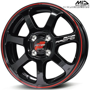 MID RACING R07 1{ [16×6.0J+43 4H 100 67] ubN/bhC }JT[rX A~zC[