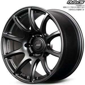 ���C�Y 57TR-X (6YZ) 1�{ [18×9.0J+0 6H 139.7 ��112 �����h�N���[�U�[80(FZJ80 WIDE)��] RAYS gram LIGHTS �Z�~�O���X �O���X�u���b�N