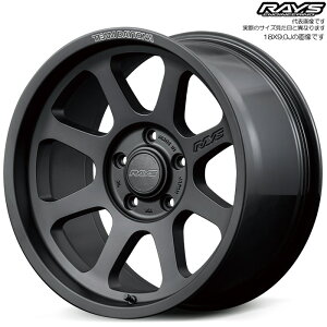 ���C�Y D108 (BPJ) 4�{ [18×9.0J+18 5H 127 ��71.6] RAYS TEAM DAYTONA �}�b�g�u���b�N