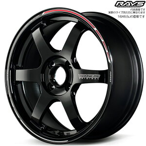 CY TE37 SONIC TIME ATTACK EDITION (KR) 1{ [16×6.0J+43 4H 100 65] RAYS VOLK RACING ubN/REDOT