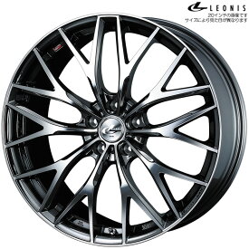 WEDS レオニス MX BMCMC 4本 [19X8.0J+43 5H 114.3 φ73] ウェッズ ホイール LEONIS MX ブラックメタルコート/ミラーカット 37448