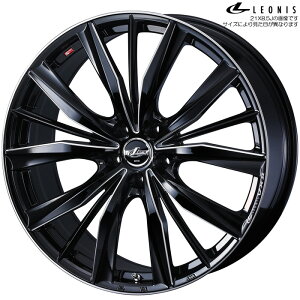 WEDS ���I�j�X VX2 BKSC 4�{ [17×6.5J+39 5H 114.3 ��60] �E�F�b�Y �z�C�[�� LEONIS VX2 �u���b�N/SC�}�V�j���O 42590