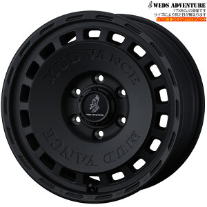 WEDS MUD VANCE DX �t���}�b�g�u���b�N 4�{ [15×6.0J+40 5H 100 ��73] �E�F�b�Y �z�C�[�� �}�b�h���@���XDX �t���}�b�g�u���b�N 42740