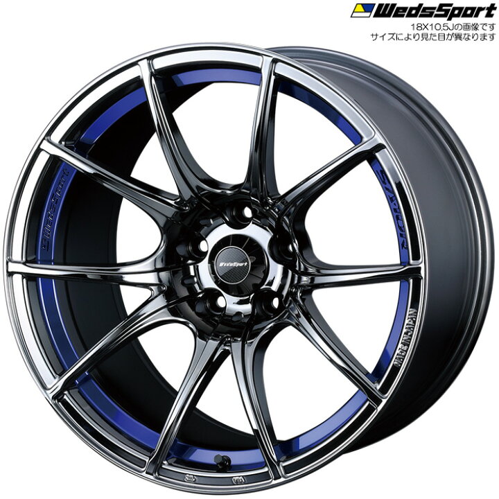 楽天市場】WedsSport SA-10R BLC 2本 [18×8.5J+45 5H 100] ウェッズ 