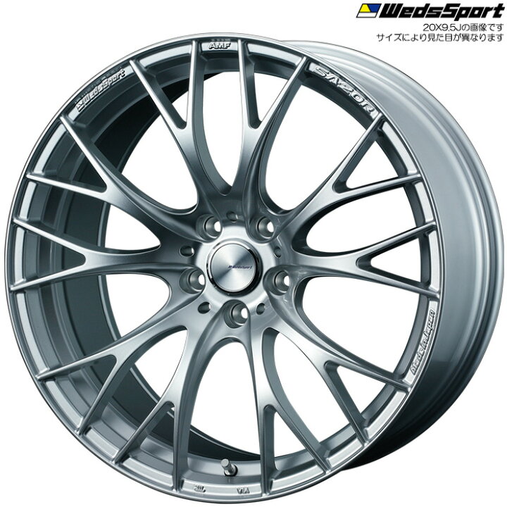 楽天市場】WedsSport SA-20R VI-SILVER 4本 [19×8.5J+45 5H 114.3 