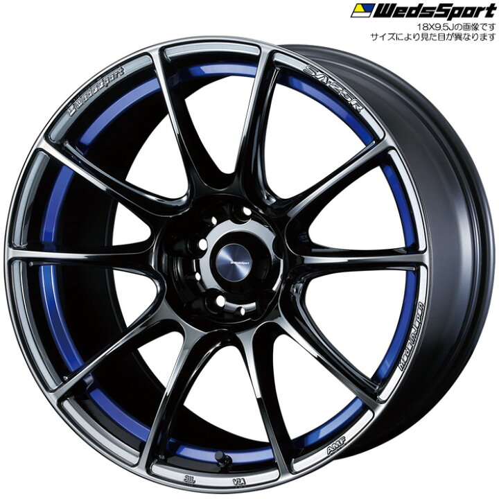 楽天市場】WedsSport SA-25R BLC2 1本 [18×8.5J+35 5H 114.3] ウェッズ 