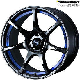 WedsSport SA-75R BLC2 4本 [18×9.5J+45 5H 114.3] ウェッズスポーツ ホイール SA75R ブルーライトクローム2 74053