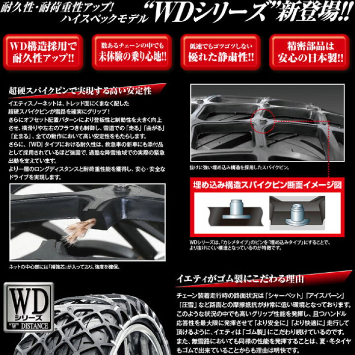 楽天市場】イエティ スノーネット WD 1299WD [プリウス ZVW50/ZVW51 