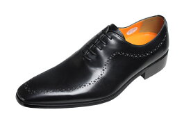 【送料無料】アントニオ　デユカティメンズシューズ1174ブラック【ANTONIO　DUCATI】パンチングのデザインが美しい本革紳士靴
