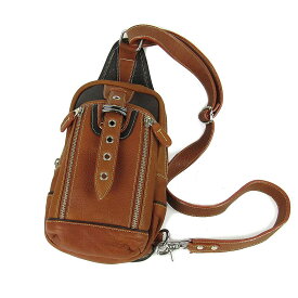 レザーボディバッグ メンズ リュック 斜め掛けバッグ おしゃれ 本革 旅行 Leather Backpack Shoulder Sling Travel Bag shoulder purse UnisexWILD HEARTS Leather&Silver (ID bb3917b34)za002