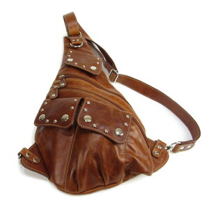 {v U[ {fBobO ΂߂obO V_[ sobO Y fB[X obNpbN V_[obO X^bYGenuine Cowhide Leather Backpack Shoulder Sling Travel BagWILD HEARTS Leather&