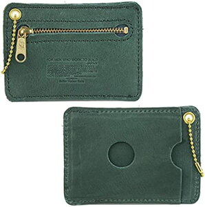 �{�v �p�X�P�[�X �R�C���P�[�X �~�j���z ���K���� �J�[�h�P�[�X ������� �n�v ���{�� Leather ID Coin Card Case Camel Green DarkBrownWILD HEARTS Leather&Silver (ID ic332r100)za021