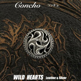 シルバーコンチョ トライバル Concho Tribal Sterling Silver925 WILD HEARTS Leather&Silver (ID con20t2)