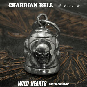 K[fBAx XJ hN oCJ[ n[[ ANZT[ y_g L[z_[ Guardian Bell Pendant Harley AccessoryWILD HEARTS Leather&Silver (ID gb4545k5)