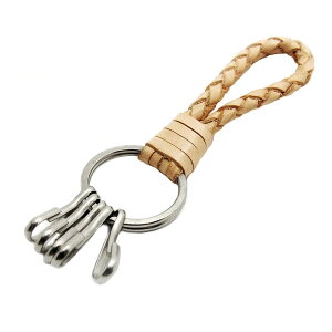 �L�[�z���_�[ �{�v �v ���U�[ �L�[�`�F�[�� �n���h���C�h ����8�F leather braided Key Chain WILD HEARTS Leather&Silver (kh162r5)za007