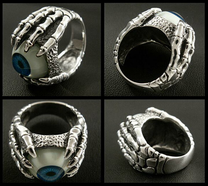 楽天市場】義眼リング 目玉リング シルバーリング 指輪 シルバー925  