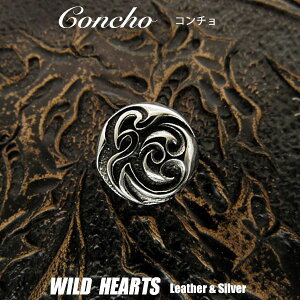 R` W[}Vo[ gCo {^ Concho Tribal-design Metal/German-SilverWILD HEARTS Leather&Silver (ID cc3787)za008
