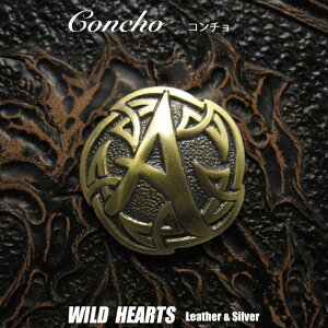 �R���`�� �E�G�X�^�� ���� ���^���R���`�� Concho Western MetalWILD HEARTS Leather&Silver (ID 0211t33-g11)za007