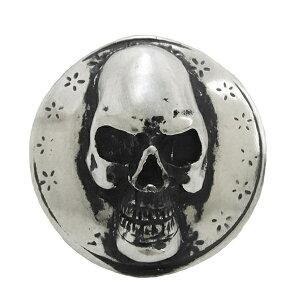 R` XJ hN   ^ Concho Metal concho Skull WILD HEARTS Leather&Silver (ID co2001-b13)za007