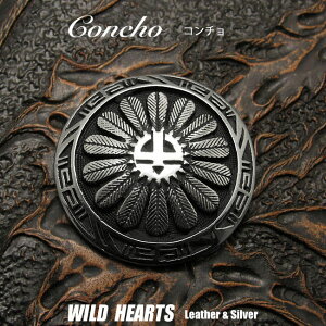 R` TtFCX z_ CfBA {^ W[}Vo[  ConchoWILD HEARTS Leather&Silver (ID con62-h18)za008