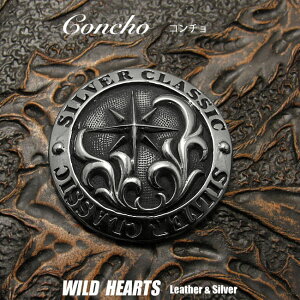 R`NX \ tA {^ W[}Vo[  ConchoWILD HEARTS Leather&Silver (ID con60-g18)za008