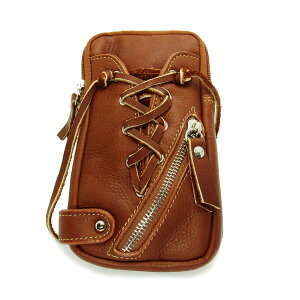 U[ ~jEGXg xg|[` X}zP[X {v@Genuine Leather Belt Pouch Smartphone iPhone Case Mini Waist Hip Pouch WILD HEARTS Leather&Silver(ID wp194r50)za002